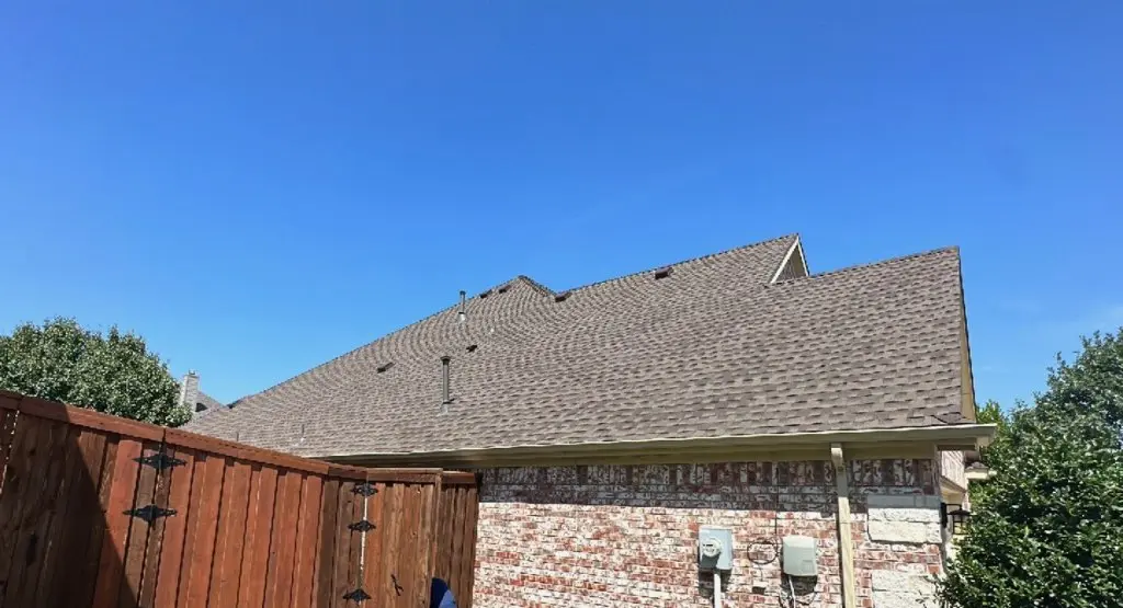 Completed roof replacement project in Gatesville